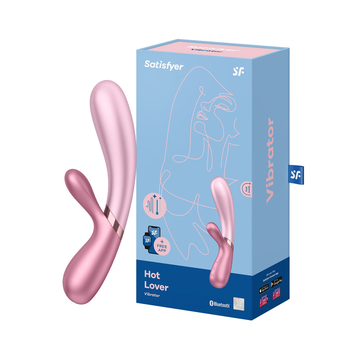 Satisfyer Hot Lover — Plateado