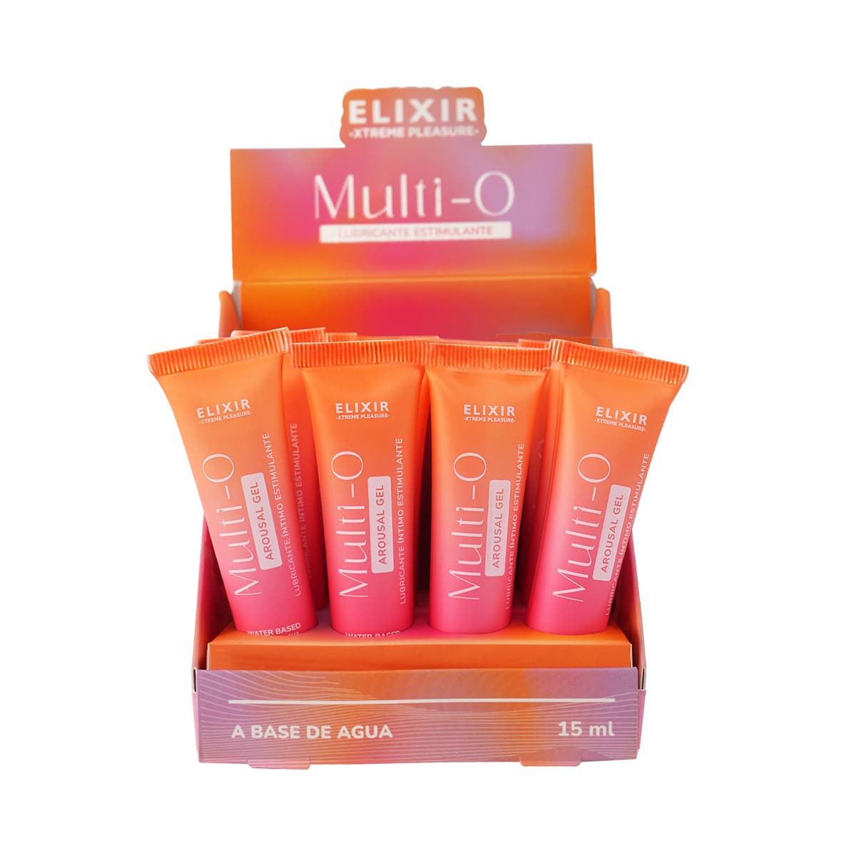 Gel Lubricante Íntimo Multi O Elixir — Caja x12 (15ml)