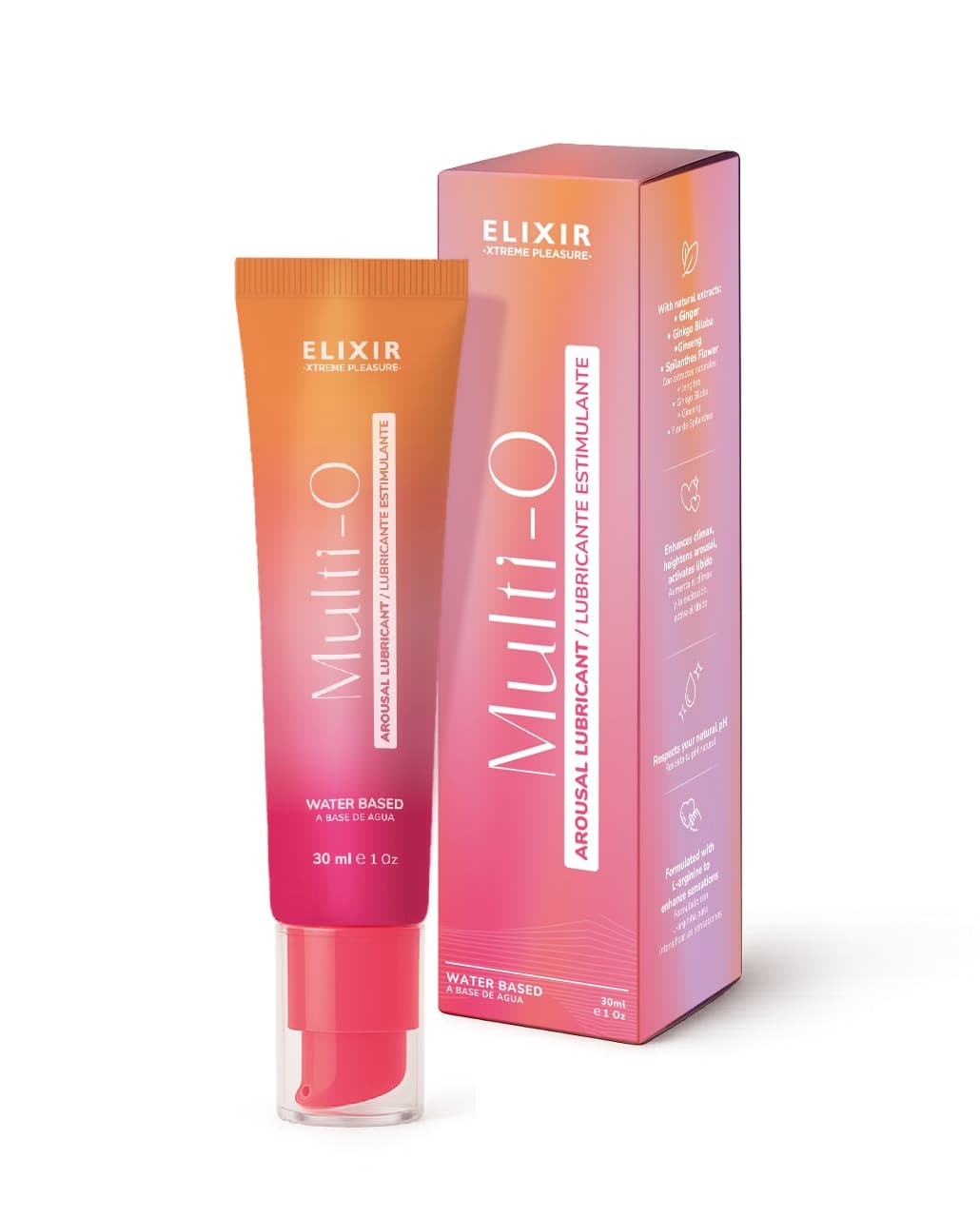 Gel Lubricante Íntimo Multi O Elixir — 30 ML